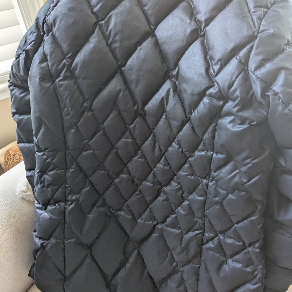 Athleta Responsible Down Black Quilted Puffer Jacket - Picture 5 of 5